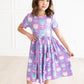 Too Cool Tulips S/S Pocket Twirl Dress