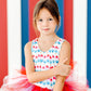 Red, White & Cute Tank Tutu Leotard