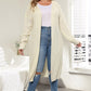 Open Front Long Sleeve Cardigan