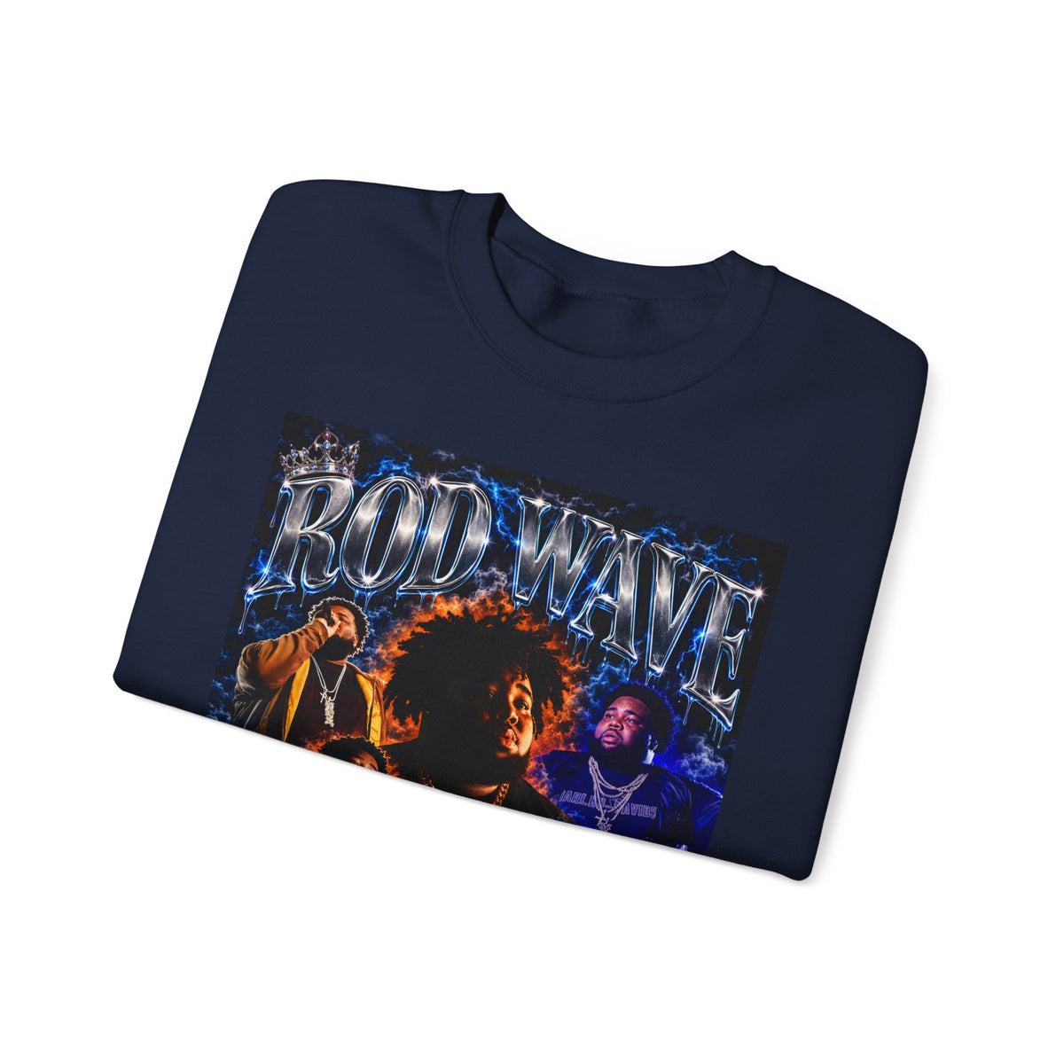 “Rod Wave” Blue Crewneck Sweatshirt