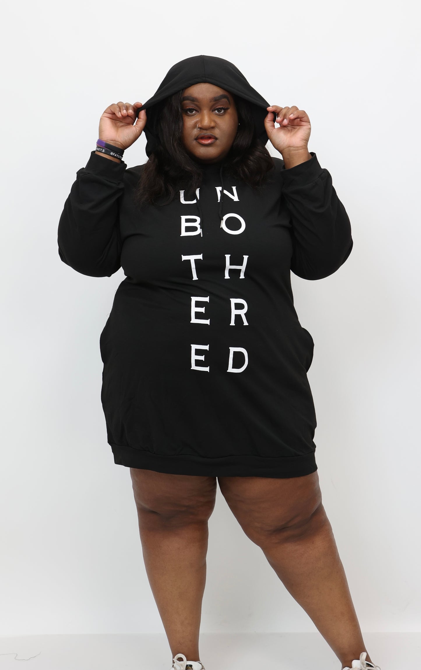 “Hot Girl Hoodies” Sweater Dress
