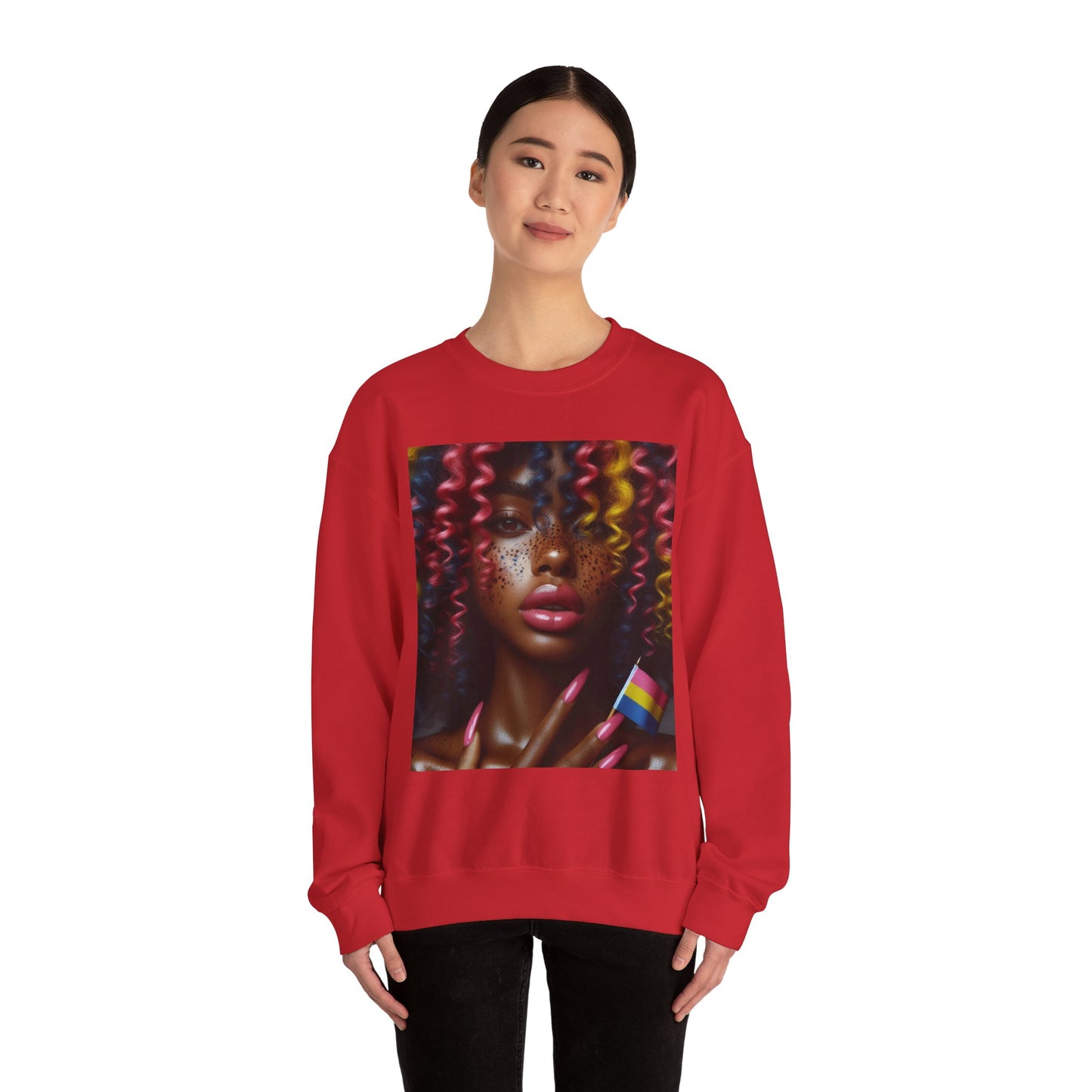 “Pansexual Pride” Heavy Blend™ Crewneck Sweatshirt