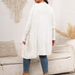 Open Front Cardigan With Pockets