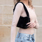 Izzie Plush Shoulder Bag