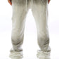 SMUDGE Washed French Terry Stacked Jogger Pants