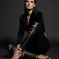Friday I'm In Love Faux Leather Laser Cut Leggings