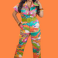 Luscious Landscape Jumpsuit in Radiant Emerald