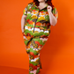 Jumpsuit in Earth-toned Meadow Print