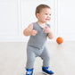 Heather Gray Tank One-Piece Jogger