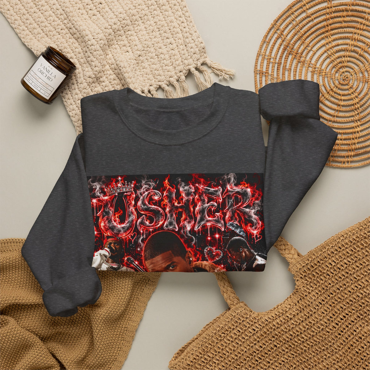 “Usher” Crewneck Sweatshirt