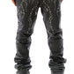 CINDER Washed French Terry Stacked Jogger Pants