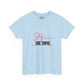 Stay the Topic T-Shirt — Minimalist Script & Bold Text Tee