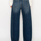 Catalina Relaxed Tapered Dark Wash Barrel Jeans