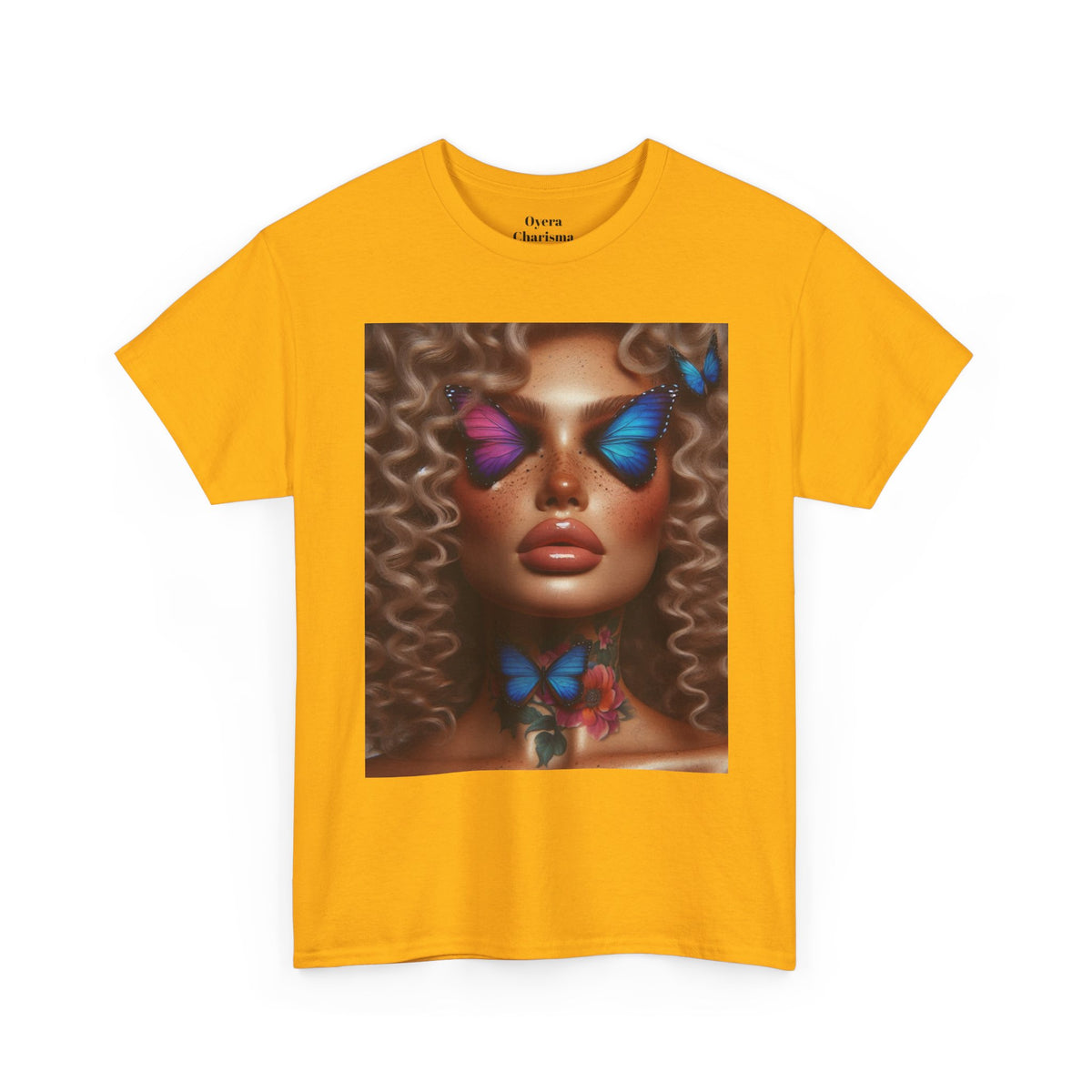 Butterfly Glam Portrait T-Shirt