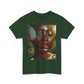 Butterfly Sunface T‑Shirt — Surreal Portrait Art Tee