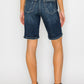 Celeste Dark Wash High Rise Bermuda Jeans