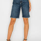 Celeste Dark Wash High Rise Bermuda Jeans