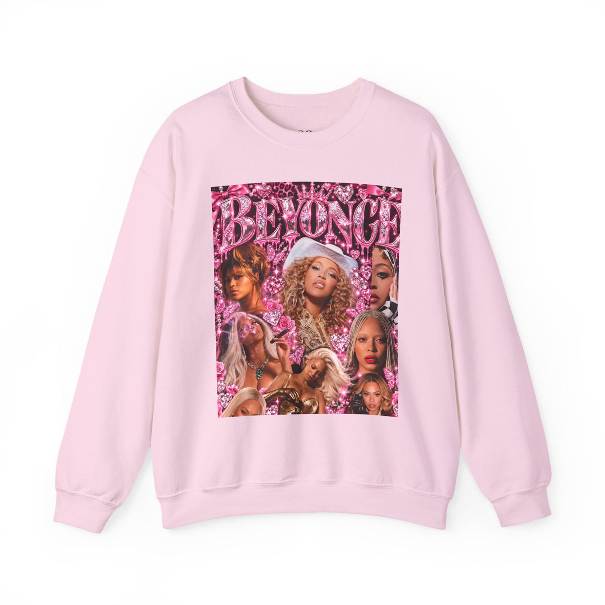 “Beyoncé” Pink Crewneck Sweatshirt
