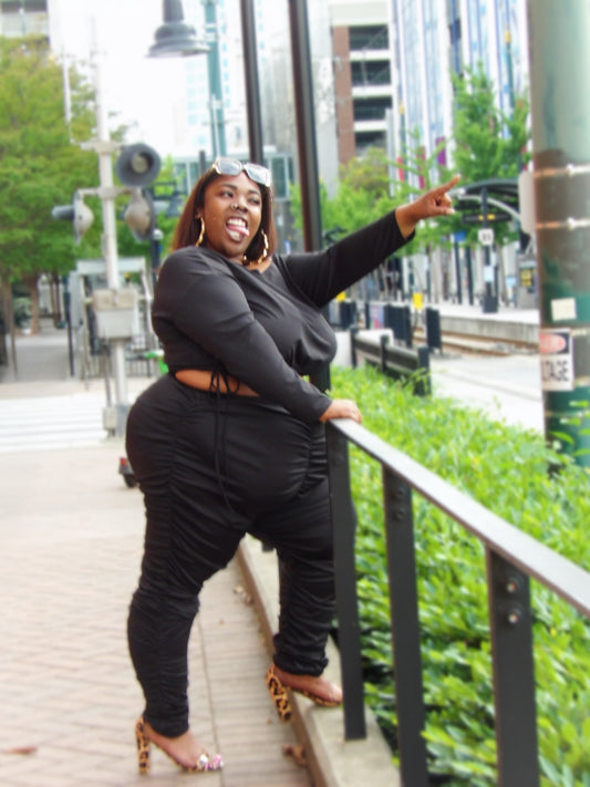 “Constance” Black Leggings Sets