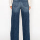 Tummy Control High Rise A-wide Jeans