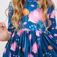 Poppies 3/4 Sleeve Pocket Twirl Dress