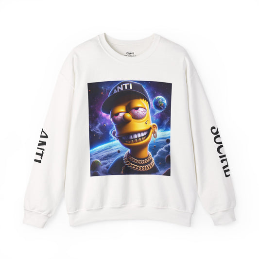 “Anti Social” Heavy Blend™ Crewneck Sweatshirt
