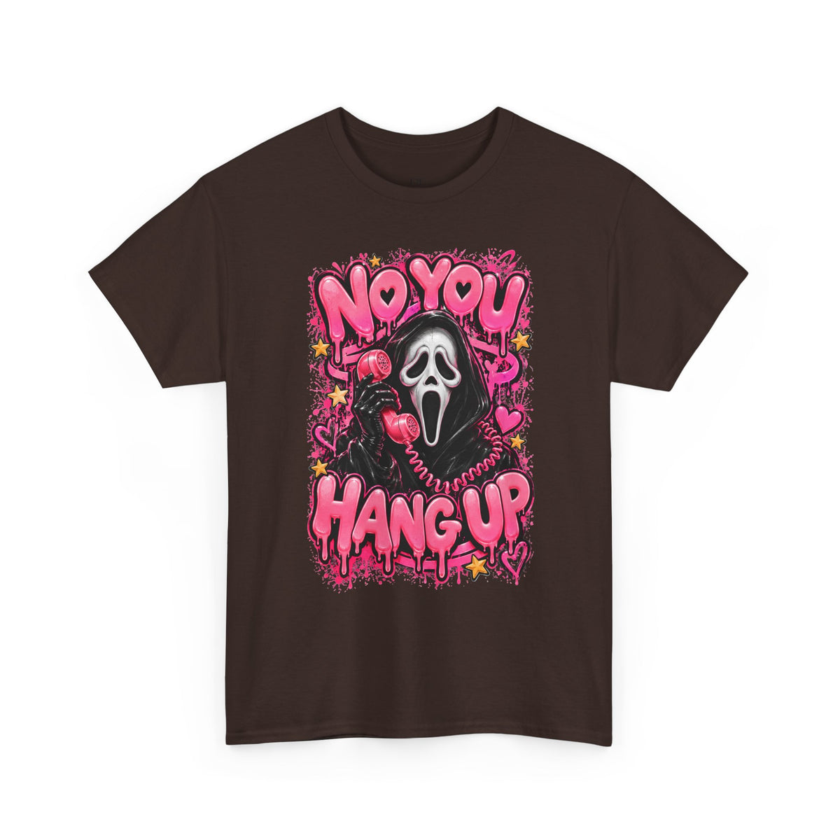 “No You Hang Up” Ghost Face Graphic Tee