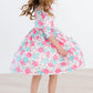 Petal Perfection 3/4 Sleeve Pocket Twirl Dress