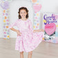 Twinkle Ties 3/4 Sleeve Pocket Twirl Dress