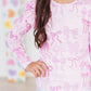 Twinkle Ties L/S Ruffle Tee
