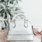 Silver Metallic Girl's Crossbody Purse