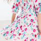 Dots & Daisies Smocked Ruffle Dress
