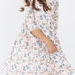 Cheetah Girl 3/4 Sleeve Pocket Twirl Dress