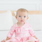 Blushing Bows 3/4 Sleeve Twirl Bodysuit