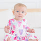 Light Hearted 3/4 Sleeve Twirl Bodysuit