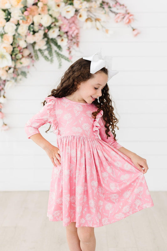 Dahlia Doodles Ruffle Twirl Dress