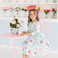 Wonderland 3/4 Sleeve Pocket Twirl Dress