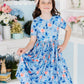 Country Blooms S/S Pocket Twirl Dress