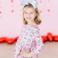 Disco Bows 3/4 Sleeve Pocket Twirl Dress