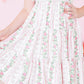 Rosebud Bows Smocked Ruffle Dress