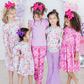 Happy Heart Day 3/4 Sleeve Pocket Twirl Dress