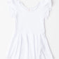 White S/S Twirl Leotard