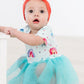 Rainbow Grooves Tutu Bodysuit