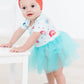 Rainbow Grooves Tutu Bodysuit