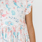 Mermaid Friends Flutter Sleeve Twirl Dress