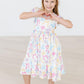 Bow-tastic Flutter Sleeve Twirl Dress