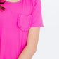 Hot Pink T-Shirt Dress