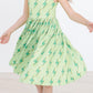 Neon Lightning Tank Twirl Dress