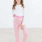 Bubblegum Pink Sequin Joggers