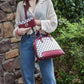 “Frida” Satchel Bag With Wallet